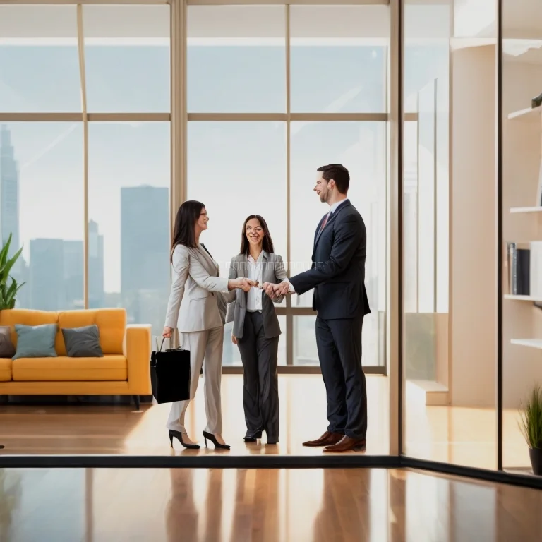 Ansicht eines hochwertigen Wohnzimmers